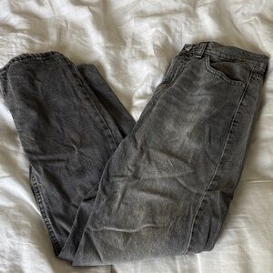 Women’s Gray Wash Jeans - Classic Straight Fit